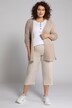 Linen Elastic Waist Crop Pants