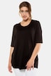 T-Shirt, zijsplit, elastaan, selection