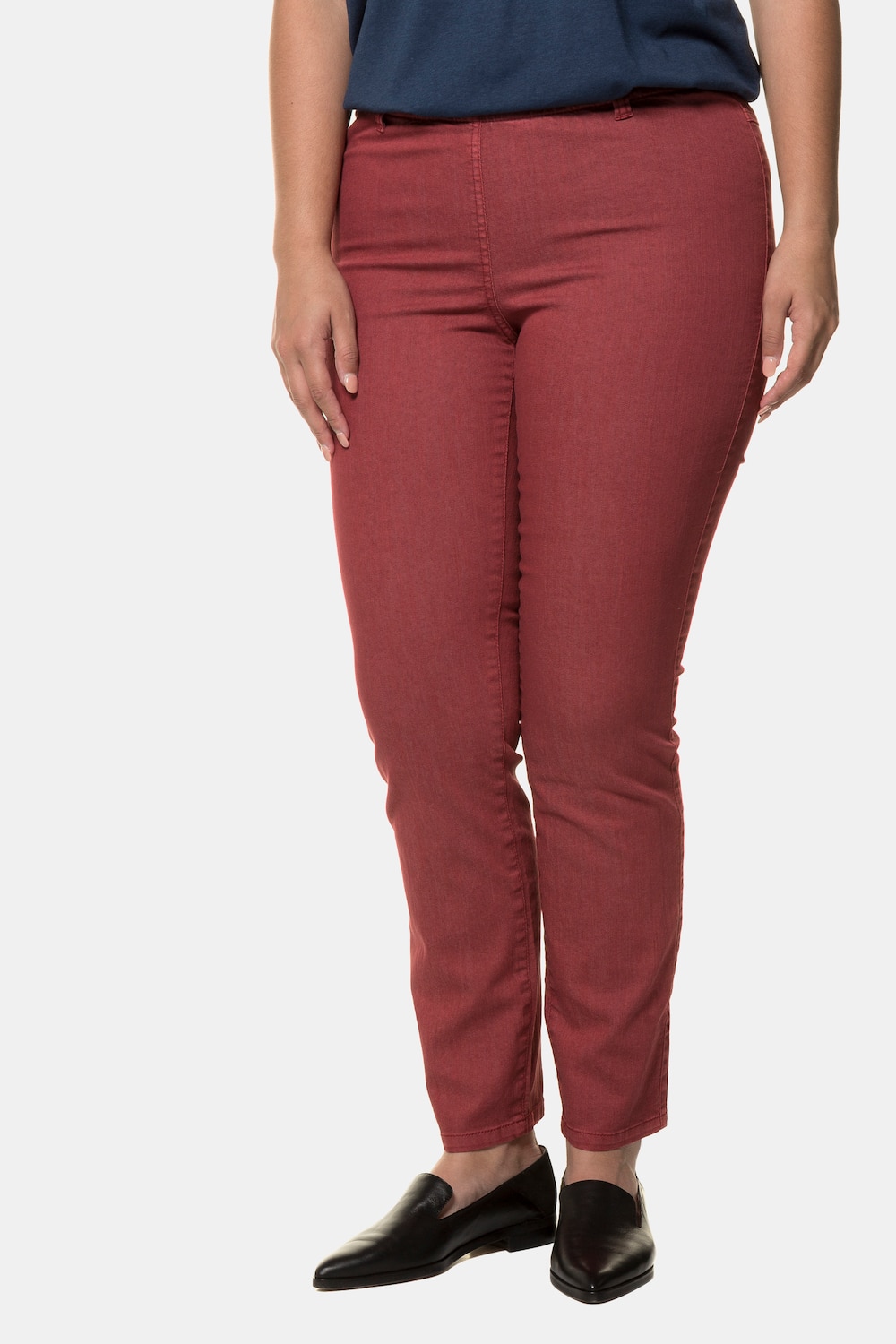 Grote Maten jegging Sienna, Dames, paars, Maat: 50, Katoen, Ulla Popken
