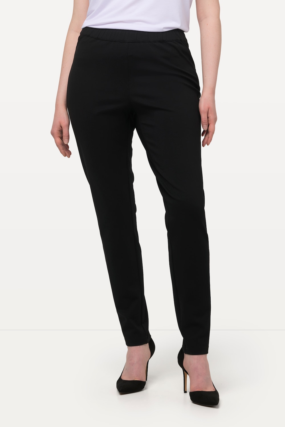 Grote Maten legging Sienna, Dames, zwart, Maat: 46, Viscose/Synthetische vezels, Ulla Popken