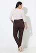 Punto-Hose Sienna, schmales Bein, Elastikbund