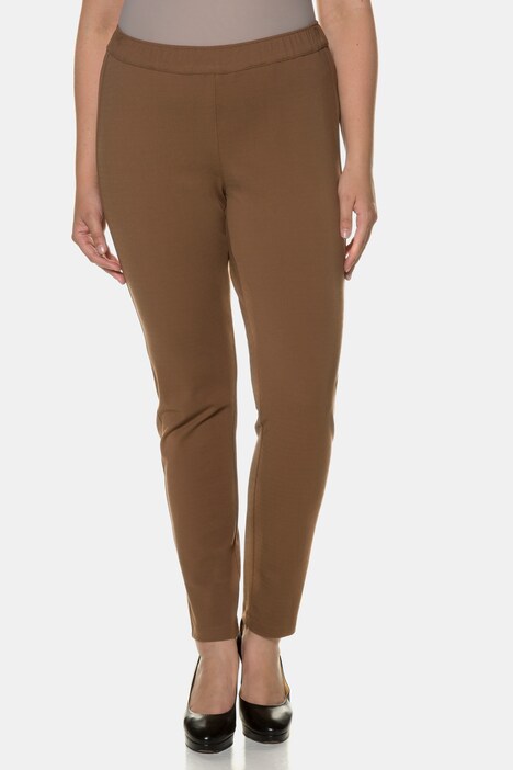 Jersey Elastic Waist Stretch Knit Slim 
