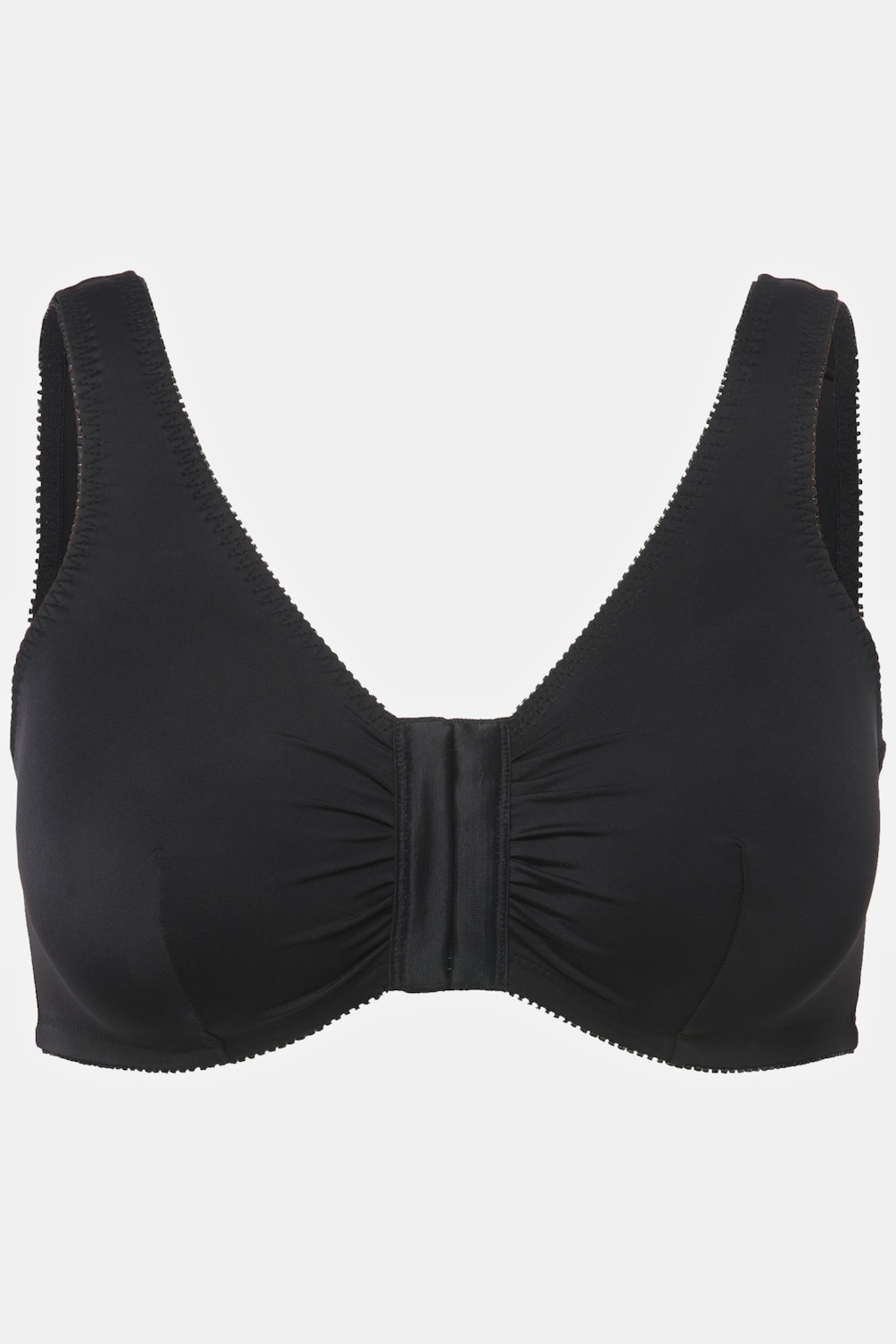 Stora storlekar Bustier, Dam, svart, storlek: 105D, Syntetfibrer/Elastan, Ulla Popken