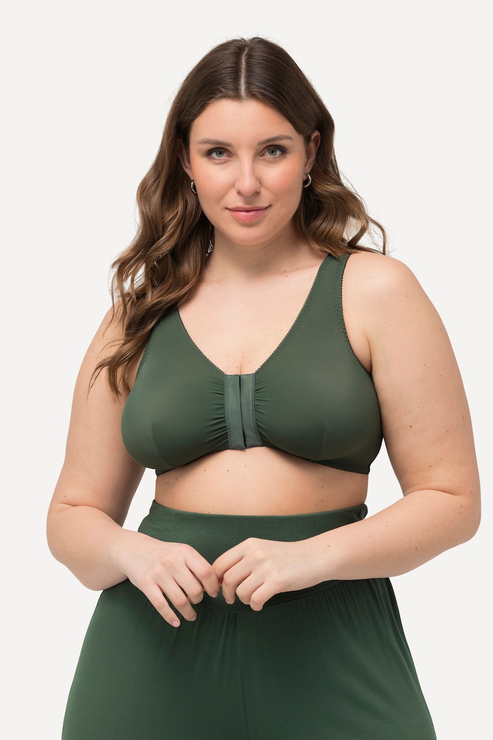 Grote Maten Bustier, Dames, groen, Maat: 105D, Synthetische vezels/Elastaan, Ulla Popken