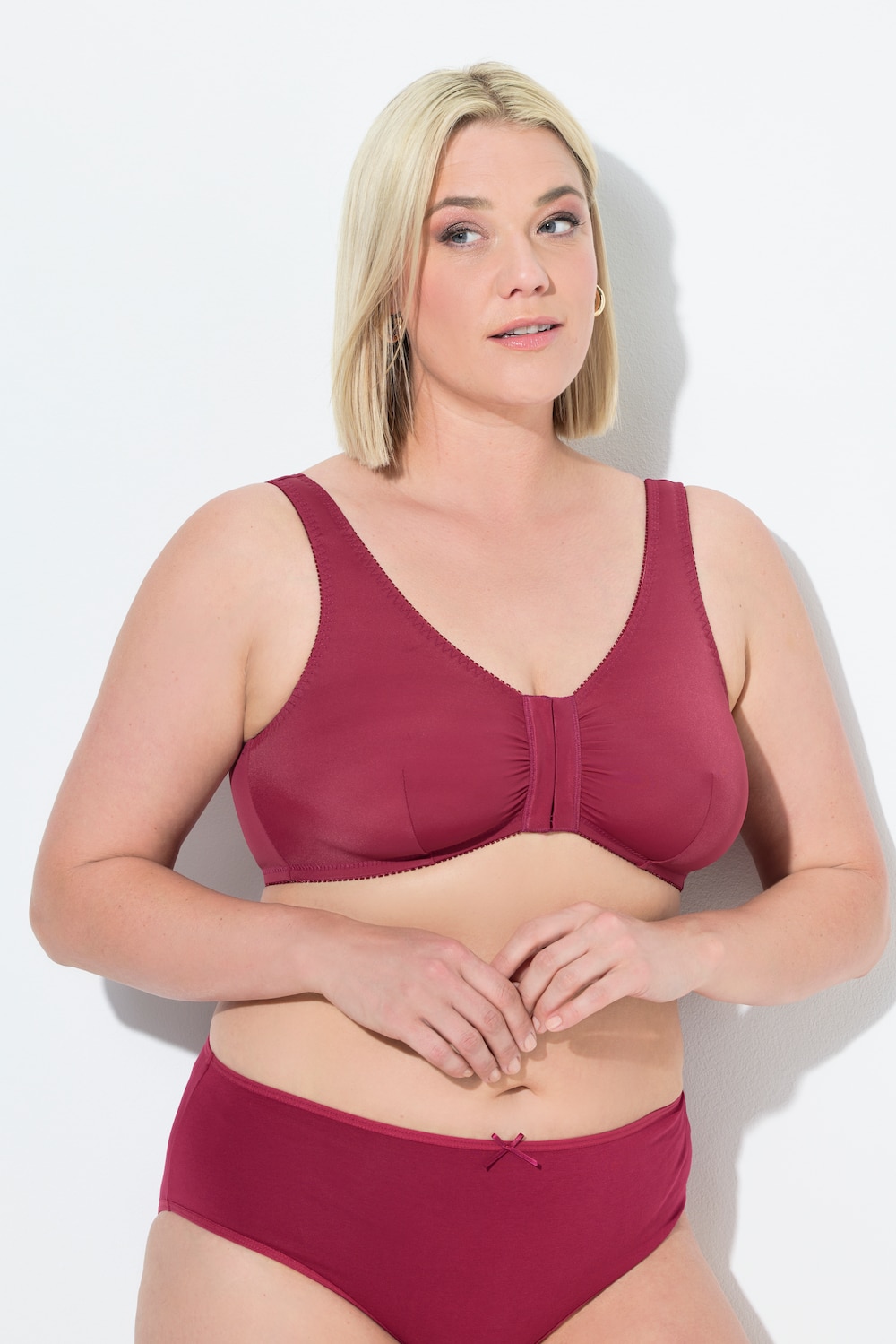 Bustier, Still-BH, Vorderverschluss, Cup C/D - E/F