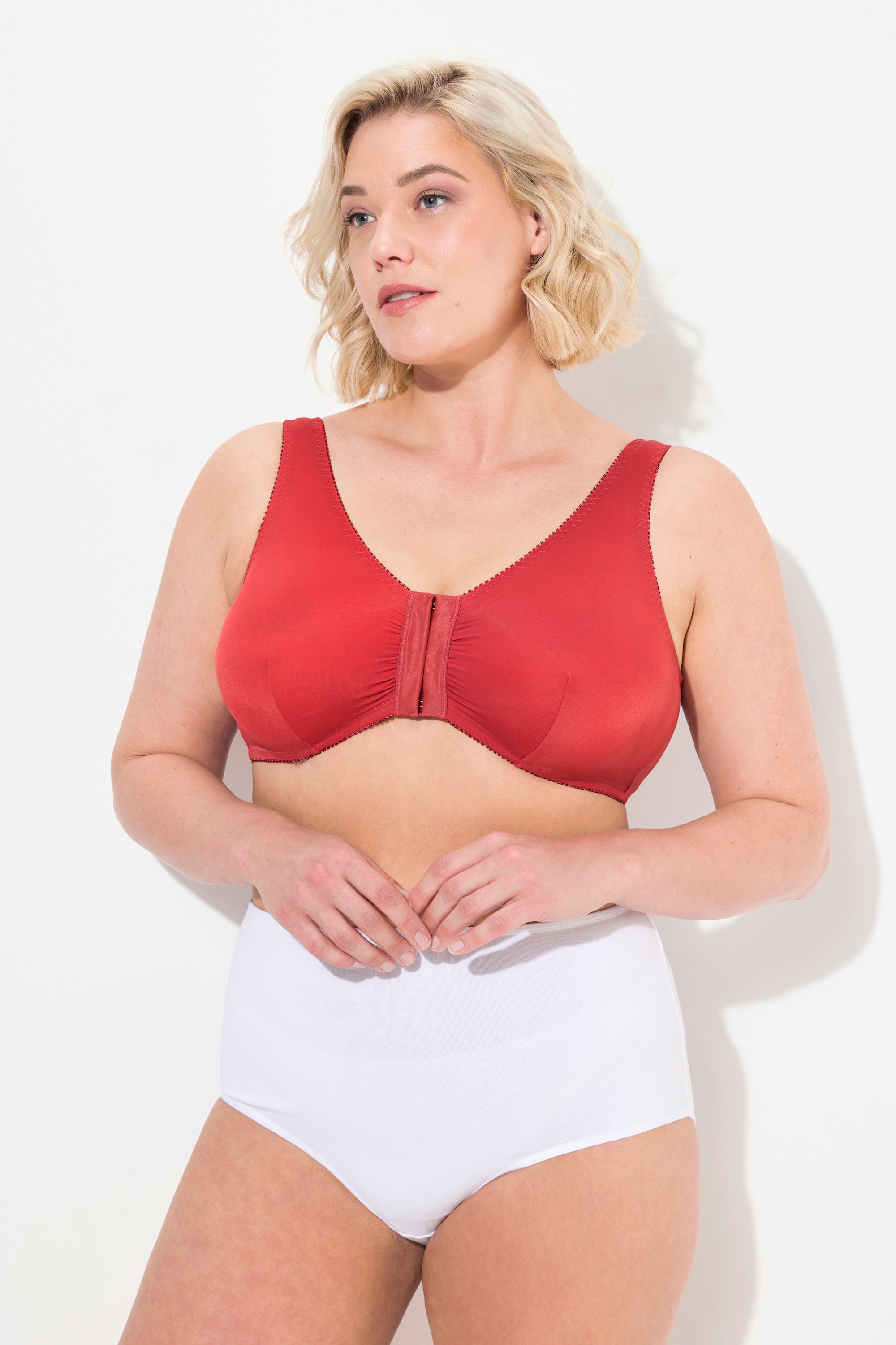 Ulla Popken Damen große Größen Bustier Still BH Vorderverschluss