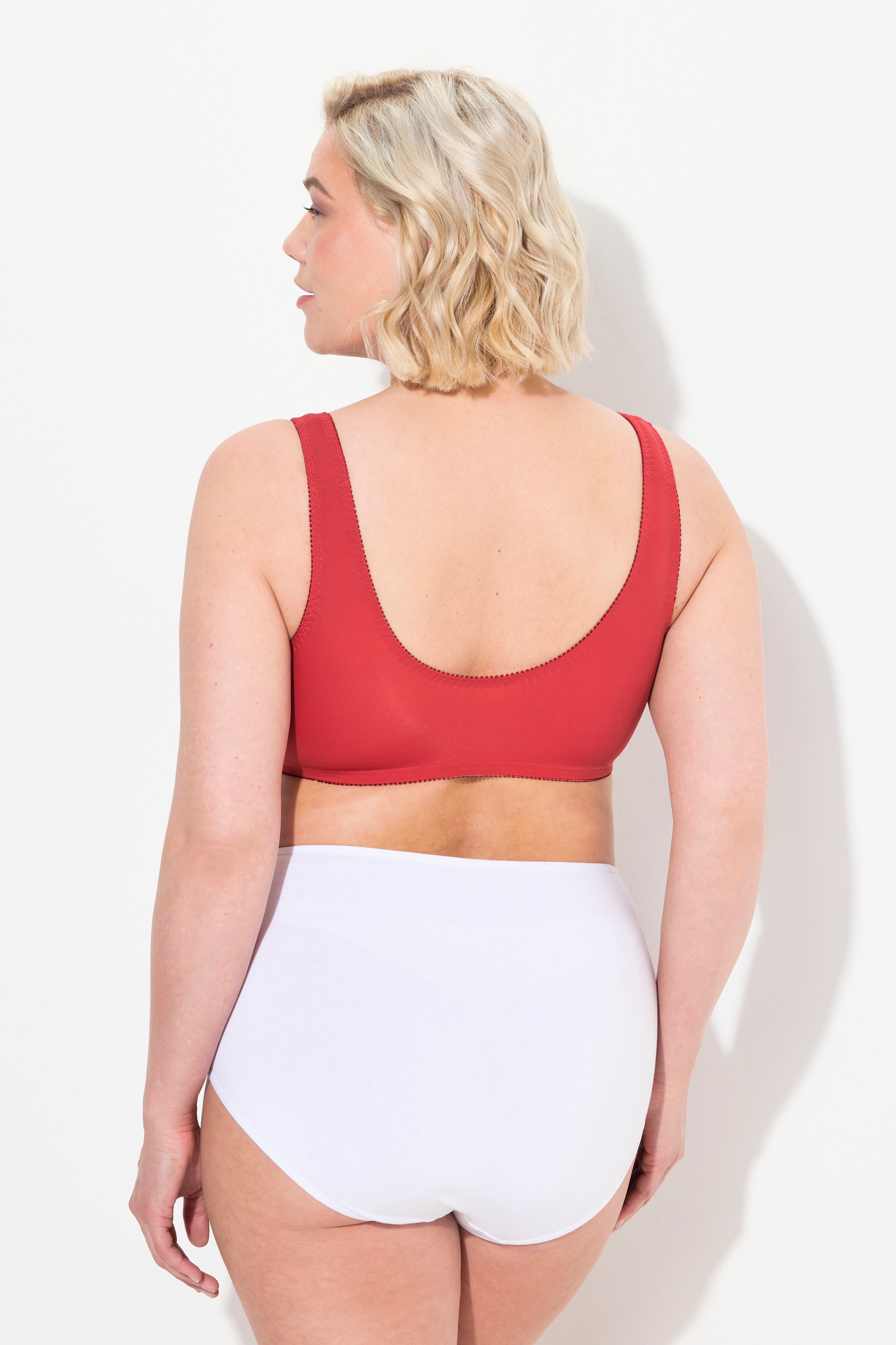 Ulla Popken Damen große Größen Bustier Still BH Vorderverschluss