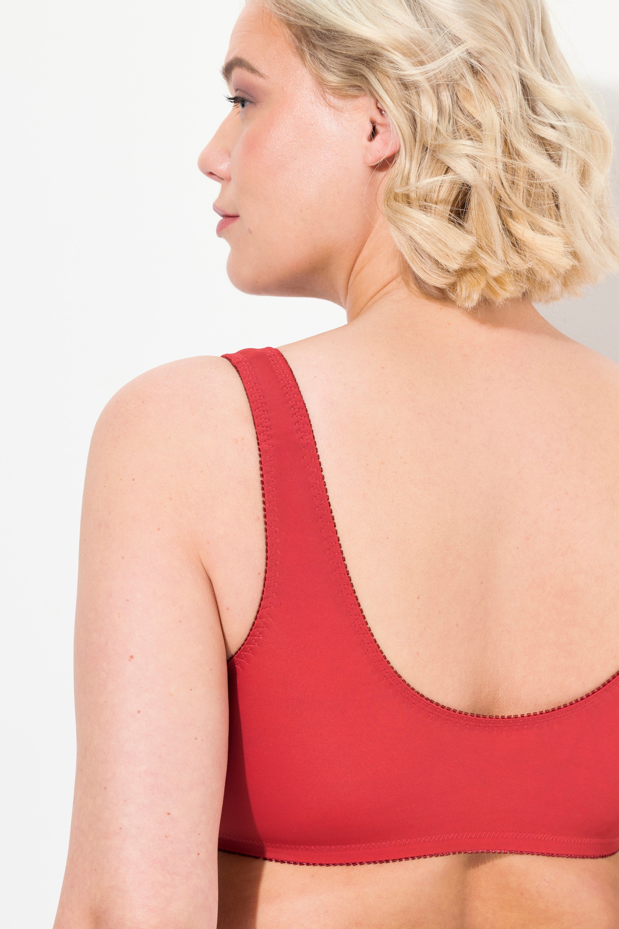 Ulla Popken Damen große Größen Bustier Still BH Vorderverschluss