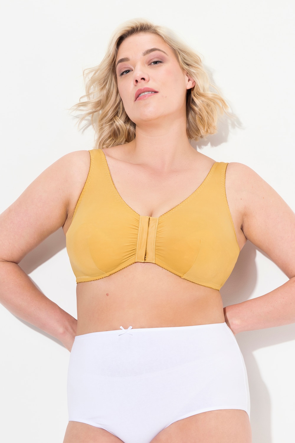 Große Größen Bustier, Damen, gelb, Größe: 125D, Synthetische Fasern/Elasthan, Ulla Popken