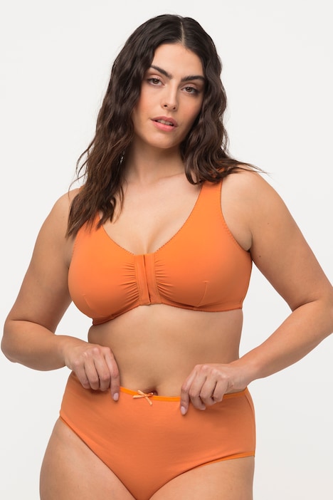 Ulla Popken Bikini - orange/naranja 
