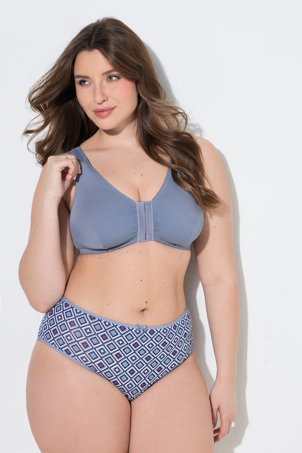 Bustier, Still-BH, Vorderverschluss, Cup C/D - E/F
