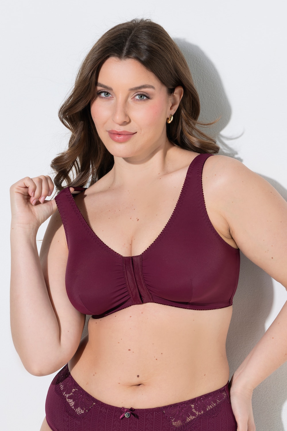 Bustier, Still-BH, Vorderverschluss, Cup C/D - E/F