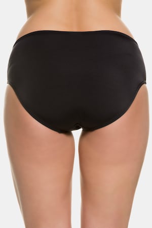 Duże rozmiary Majteczki bikini, damska, czarne, rozmiar: 48, poliamid/elastan, Ulla Popken