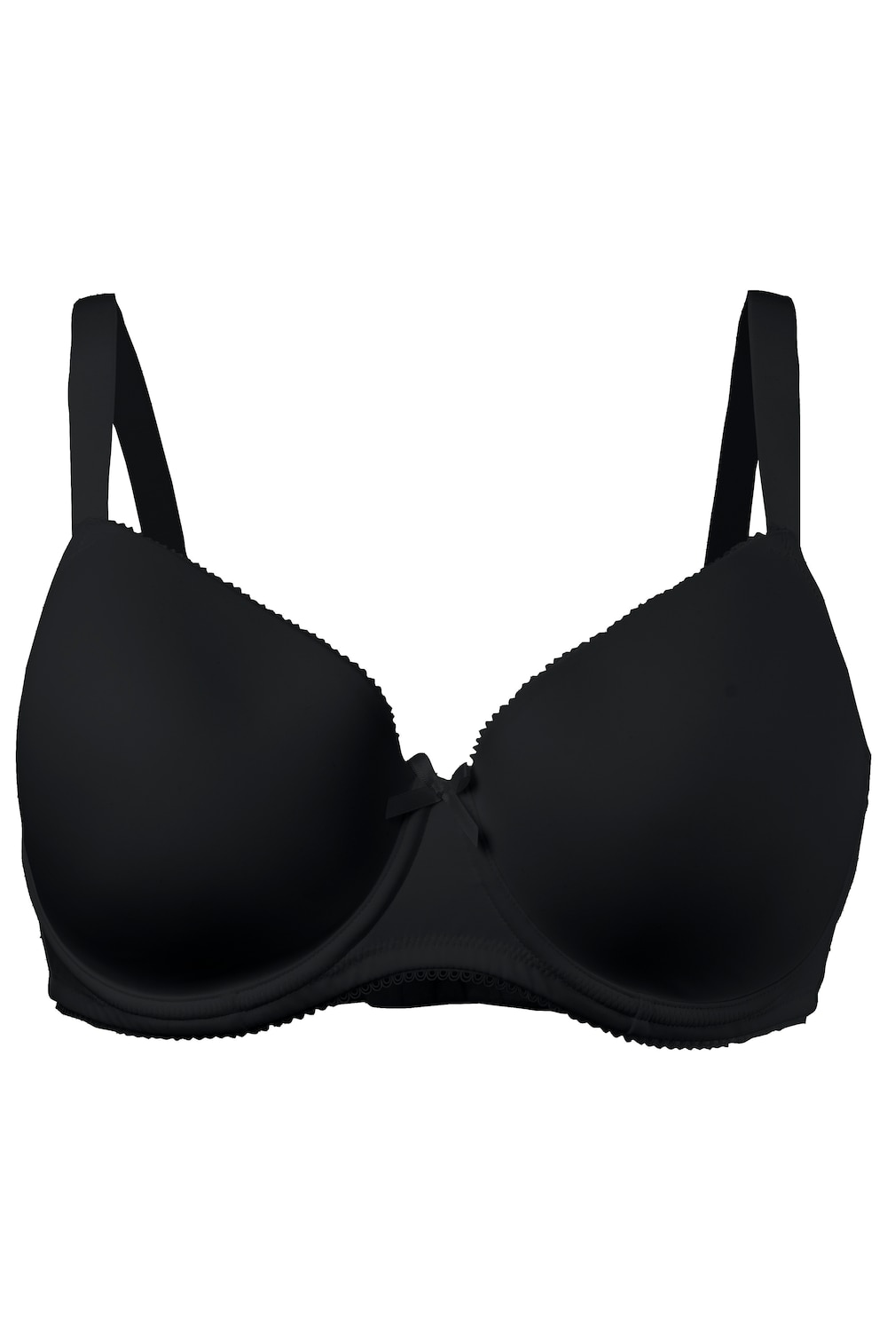 Stora storlekar Bygel-bh Larissa, Dam, svart, storlek: 85C, Syntetfibrer/Elastan, Ulla Popken