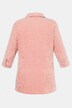 Blusa con crespatura a bolle, a righine, non-stiro, maniche a 3/4