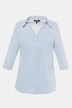 Bubblebluse, feine Streifen, bügelfrei, 3/4-Arm