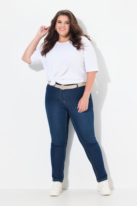 Jegging femme bleu Grande Taille Ulla Popken