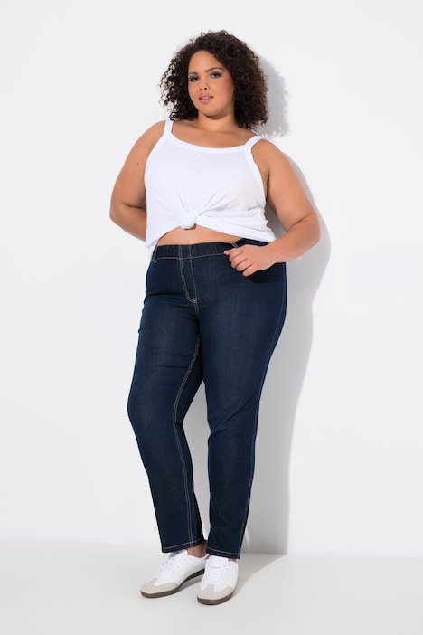 Denim Look All Elastic Pocket Sienna Jeggings