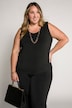 Matte Jersey Round Neck Knit Tank Top