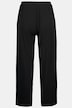Jersey broek, wijde pijpen, elastische tailleband, tot maat 66/68