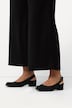 Jersey broek, wijde pijpen, elastische tailleband, tot maat 66/68