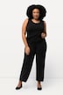 Jersey broek, wijde pijpen, elastische tailleband, tot maat 66/68