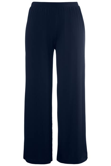 Žerzejové kalhoty, široké nohavice, elastický pas, do vel. 66/68