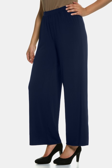 Matte Jersey Wide Leg Elastic Waist Pants | Pant | Pants