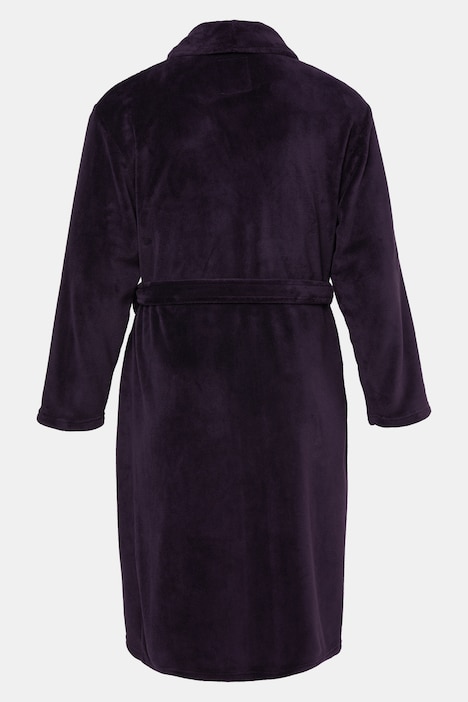Peignoir JP 1880 en microfibres, avec ceinture à nouer, collection Homewear - jusqu'au 8 XL