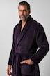Peignoir JP 1880 en microfibres, avec ceinture à nouer, collection Homewear - jusqu'au 8 XL