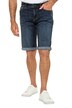 Džínové bermudy, 5 kapes, streč, Regular střih