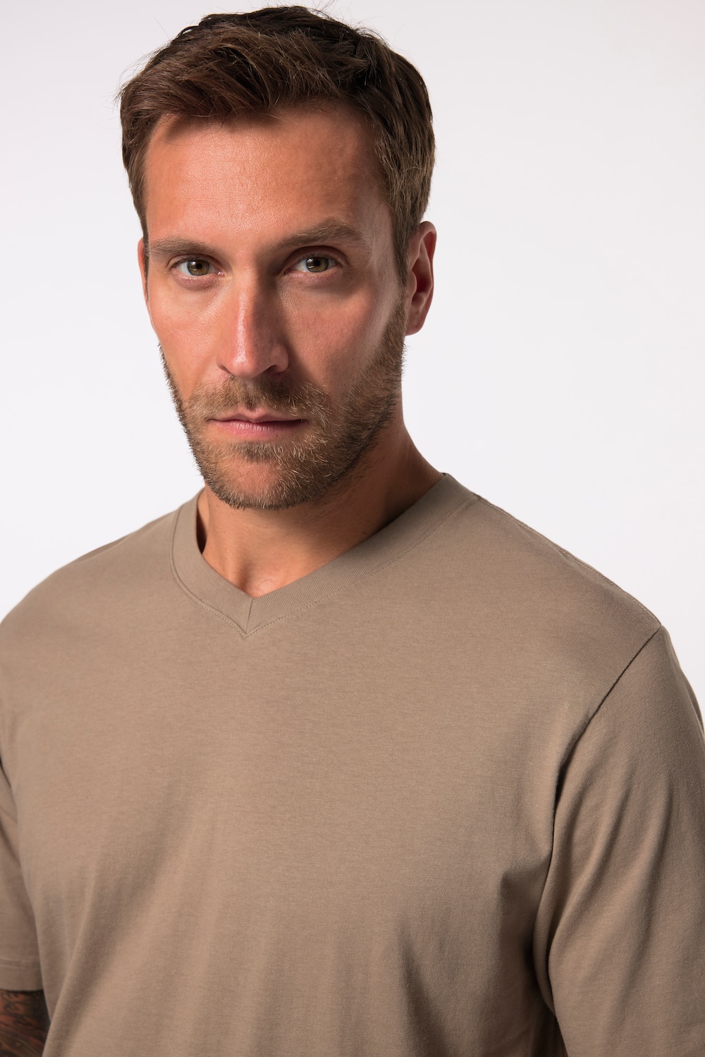 Stora storlekar T-shirt, Her, brun, storlek: 8XL, Bomull, JP1880