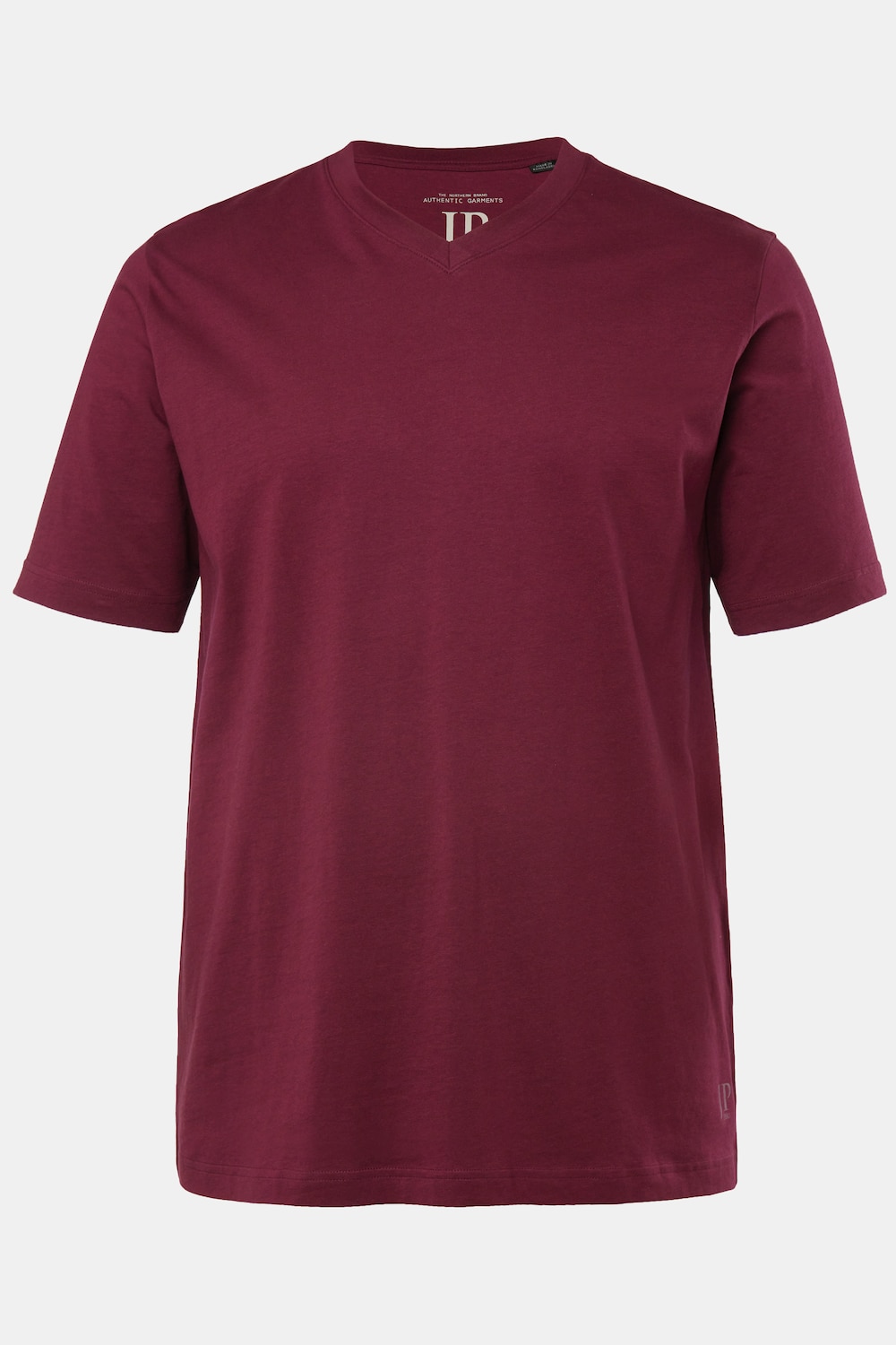 T-Shirt, Basic, V-Ausschnitt, bis 8XL