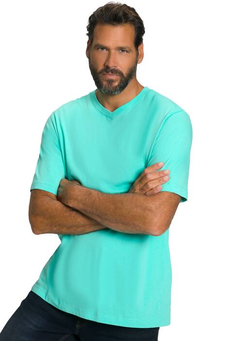 Tričko, kolekce Basic, výstřih do V, do 8XL