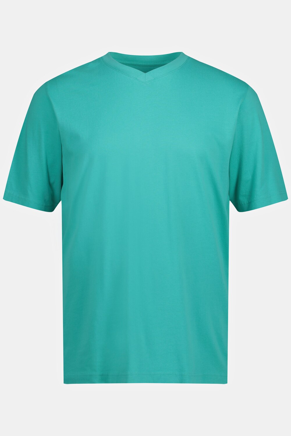 Grote Maten T-shirt, Heren, turquoise, Maat: 5XL, Katoen, JP1880