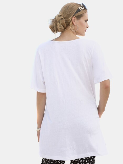 Shirt, V-Ausschnitt, Halbarm, bis Gr. 66/68