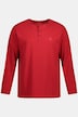 JP1880 Henley, basic, shirt, lange mouwen, knoopsluiting, tot 8XL