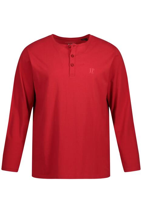 Henley tričko JP1880, kolekce Basic, dlouhé rukávy, knoflíková léga, do 8XL