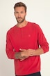 JP1880 Henley, basic, shirt, lange mouwen, knoopsluiting, tot 8XL