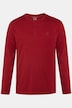JP1880 henley, basic, skjorte, langermet, knappestolpe, opptil 8XL