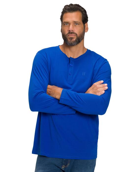 Henley tričko JP1880, kolekce Basic, dlouhé rukávy, knoflíková léga, do 8XL
