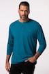 JP1880 Henley, basic, shirt, lange mouwen, knoopsluiting, tot 8XL