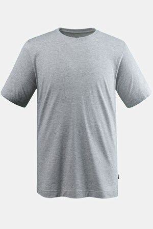 Duże rozmiary T-shirt, mężczyzna, szary melanż, rozmiar: 5XL, bawełna/wiskoza, JP1880