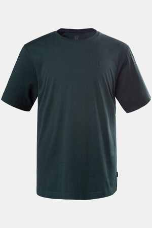 Duże rozmiary T-shirt, mężczyzna, ciemnozielony, rozmiar: 4XL, bawełna, JP1880