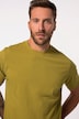 T-shirt Basic en coton peigné, col rond - jusqu'au 8 XL
