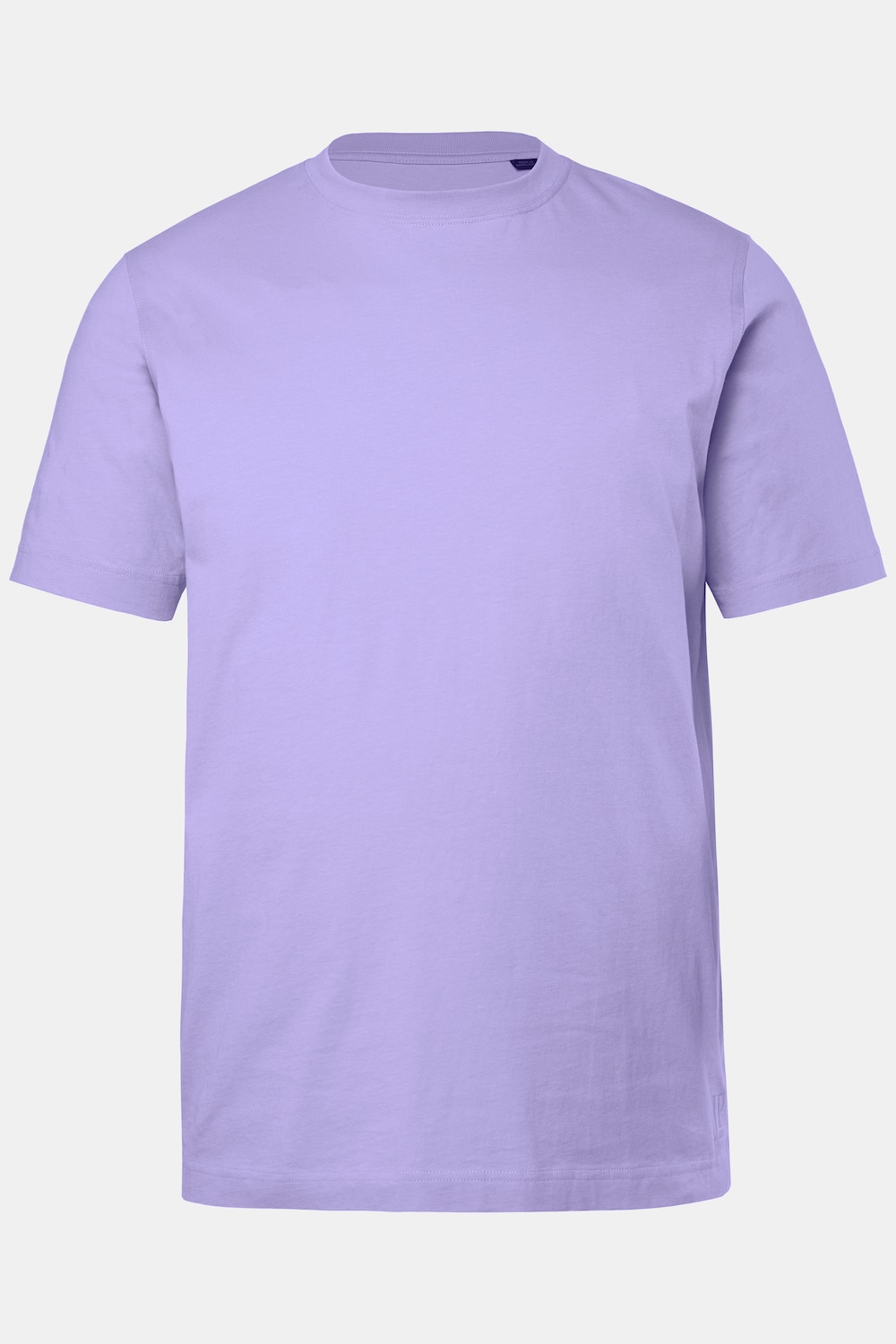 T-shirt, basic, ronde hals, gekamd katoen, tot 8XL