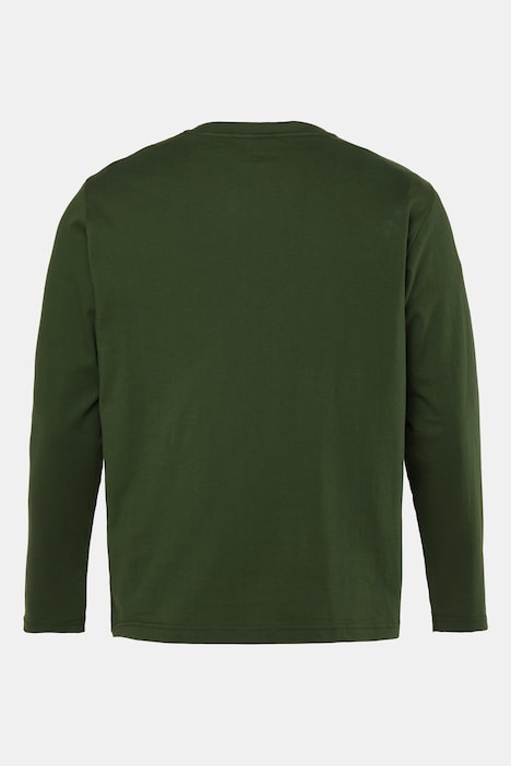 T-shirt JP 1880 à manches longues, collection Basic, label OEKO-TEX - jusqu'au 8 XL