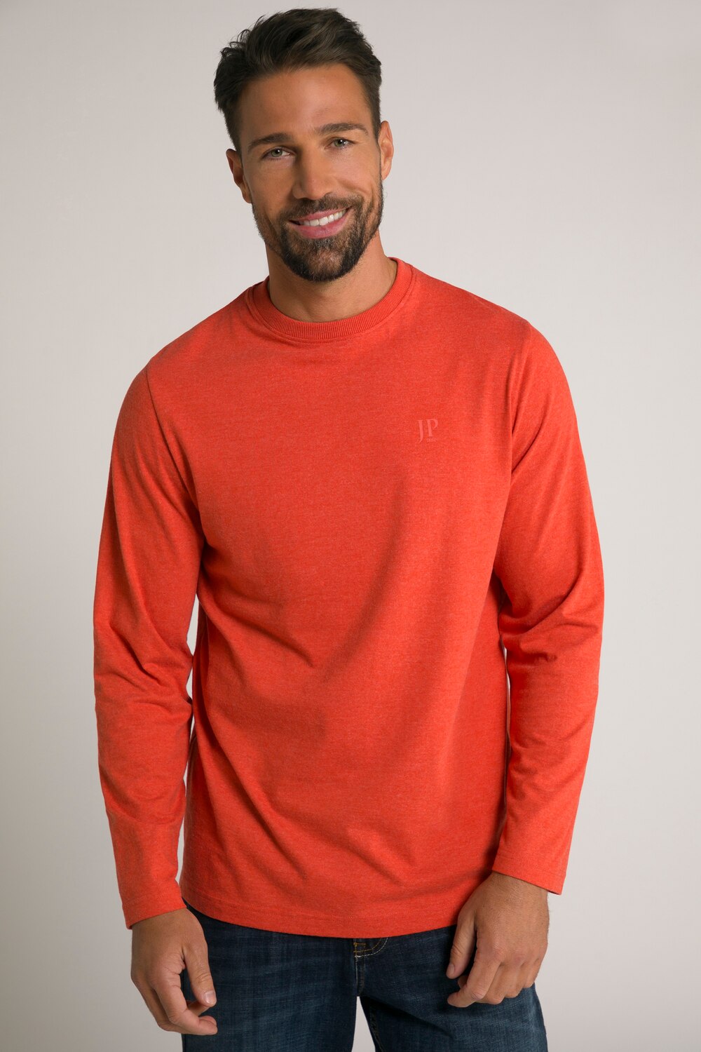 Grote Maten shirt, Heren, rood, Maat: L, Katoen/Polyester, JP1880
