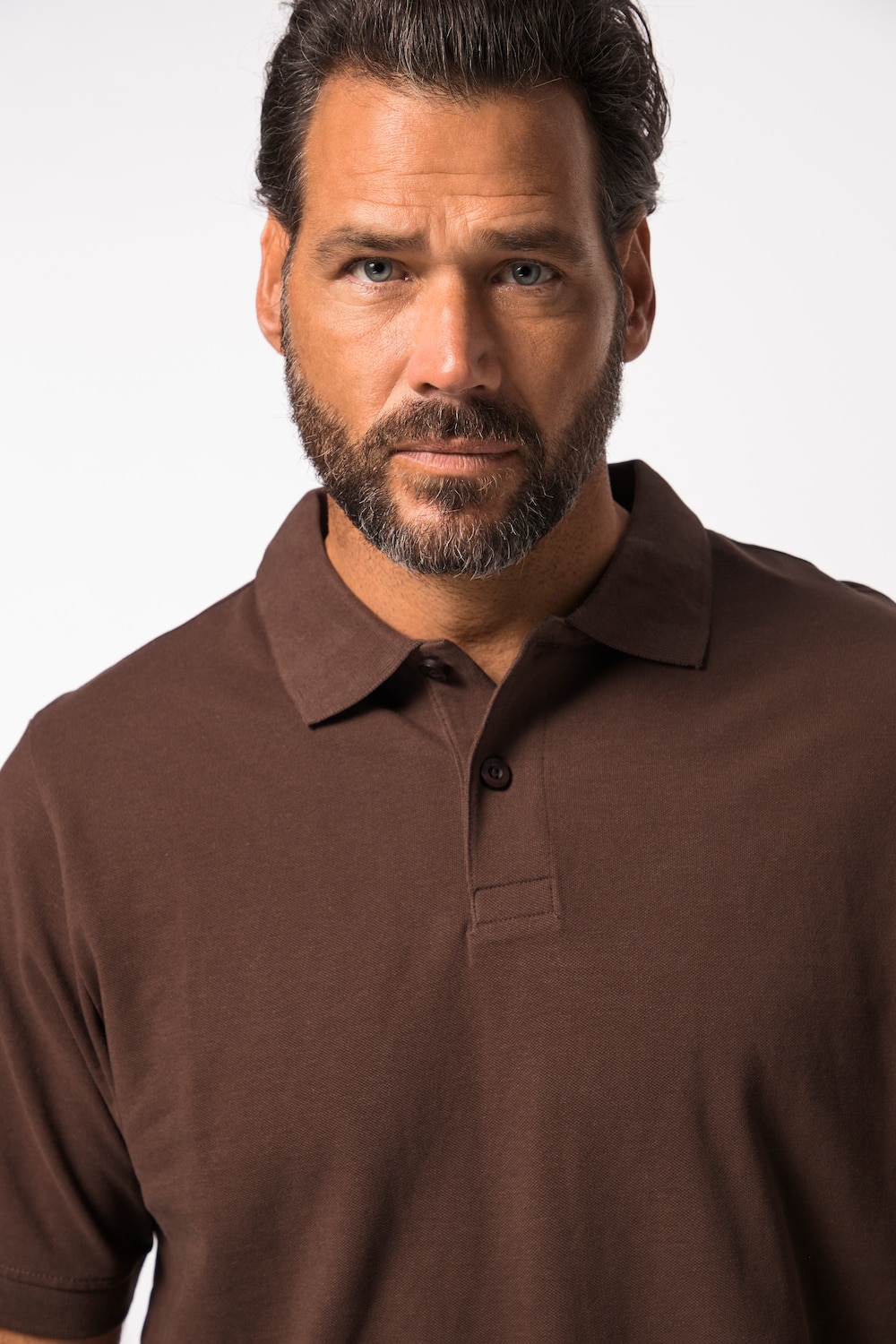 Poloshirt, basic, halflange mouwen, piqué, tot 10XL