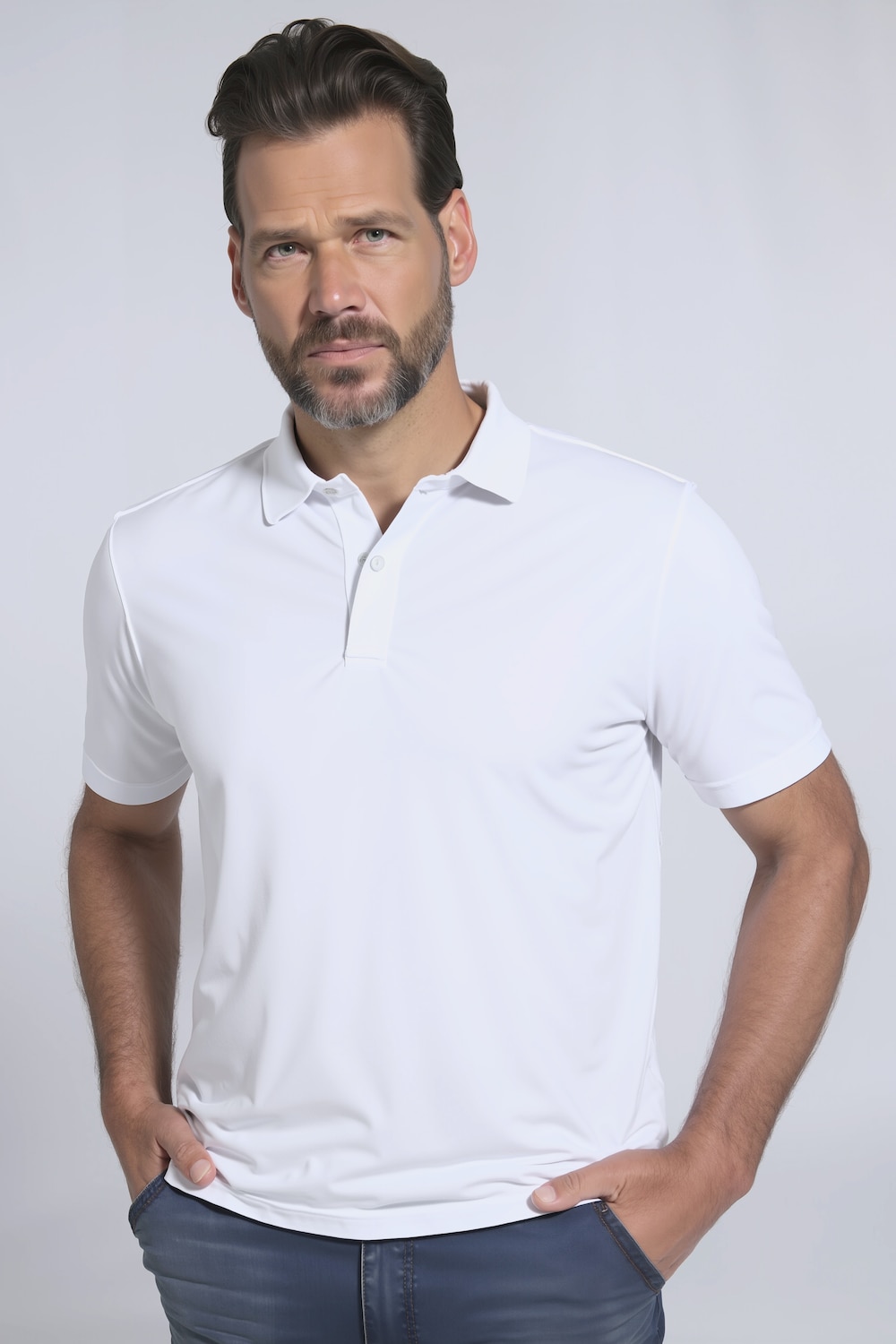 Poloshirt, Basic, Halbarm, Piqué, L bis 10XL